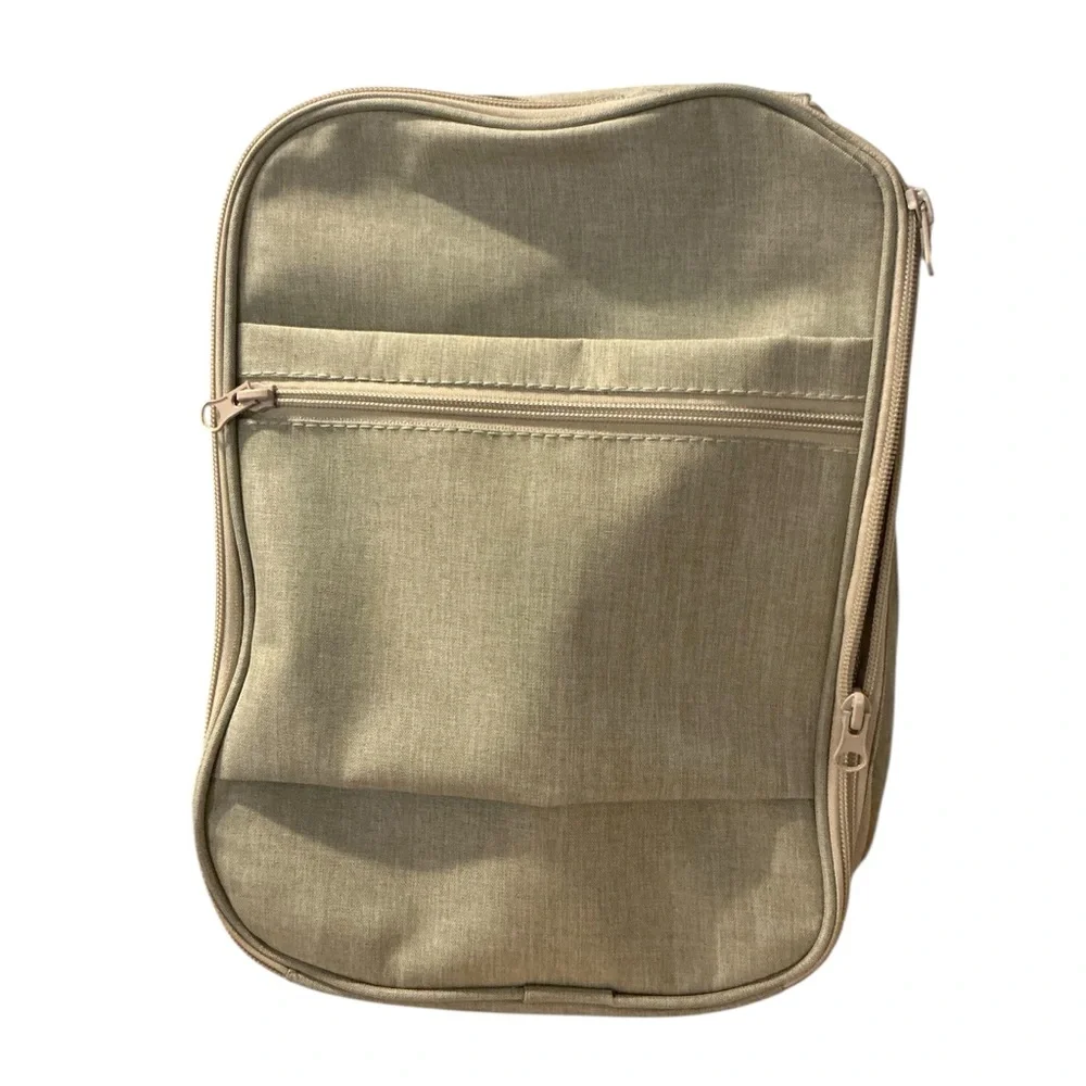 Vionic Tan‎ Travel shoes bag 12x9